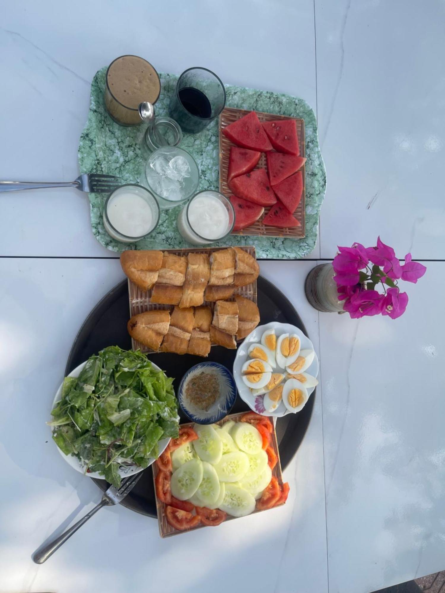 Moc Homestay- Near Bai Dai Beach Cam Lam Exteriör bild